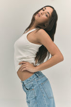 Load image into Gallery viewer, Studio Rib Tank - White
