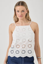 Load image into Gallery viewer, Afterglow Eyelet Cami
