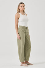 Load image into Gallery viewer, Gigi Barrel Drill Jean - Summer Olive
