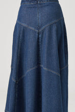 Load image into Gallery viewer, Liv Chevron Skirt - Pacific Blue
