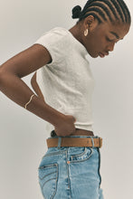 Load image into Gallery viewer, Pointelle Classic Tee - Grey Marle
