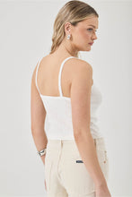 Load image into Gallery viewer, Pointelle Cami - White
