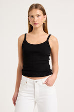 Load image into Gallery viewer, Pointelle Cami - Black
