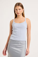 Load image into Gallery viewer, Pointelle Cami - Dusty Blue
