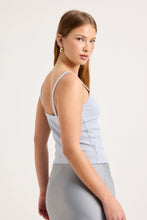 Load image into Gallery viewer, Pointelle Cami - Dusty Blue
