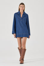 Load image into Gallery viewer, Marfa Tunic Dress - Blue Smoke
