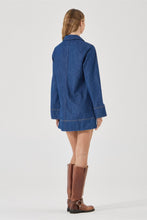 Load image into Gallery viewer, Marfa Tunic Dress - Blue Smoke

