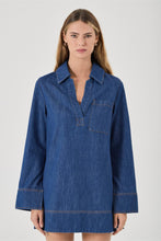 Load image into Gallery viewer, Marfa Tunic Dress - Blue Smoke
