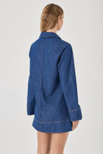 Load image into Gallery viewer, Marfa Tunic Dress - Blue Smoke
