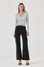 Load image into Gallery viewer, Studio Henley Long Sleeve Top - Grey Marle

