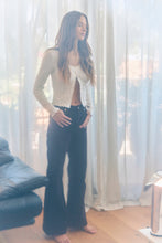 Load image into Gallery viewer, Eastcoast Flare Jean - Dark Cherry Cord
