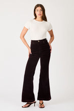 Load image into Gallery viewer, Eastcoast Flare Corduroy Pants - Dark Cherry
