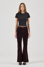 Load image into Gallery viewer, Eastcoast Flare Jean - Dark Cherry Cord
