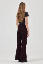 Load image into Gallery viewer, Eastcoast Flare Jean - Dark Cherry Cord
