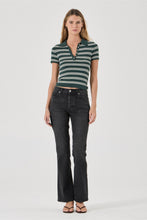 Load image into Gallery viewer, Lady Knit Polo Top - Deep Green
