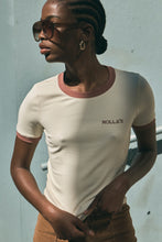 Load image into Gallery viewer, Classic Ringer Tee - Cream
