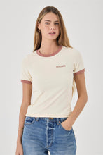Load image into Gallery viewer, Classic Ringer Tee - Cream
