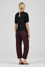 Load image into Gallery viewer, Sheer Lyocell Tee - Black
