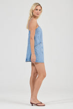 Load image into Gallery viewer, Deco Denim Cami Dress - Vintage Stone
