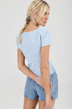 Load image into Gallery viewer, Esme Top - Gingham
