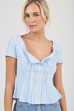 Load image into Gallery viewer, Esme Top - Gingham
