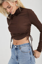Load image into Gallery viewer, Selena Rouched Long Sleeve Top
