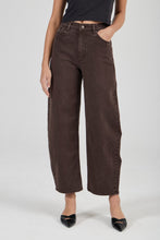 Load image into Gallery viewer, Gigi Barrel Jean - Chocolate
