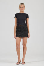 Load image into Gallery viewer, High Line Mini Skirt - Espresso Coated
