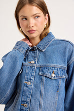 Load image into Gallery viewer, Denim Swing Jacket - Soho Vintage
