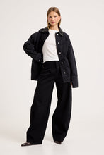 Load image into Gallery viewer, Denim Chore Jacket - Mercer Black
