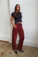 Load image into Gallery viewer, Gigi Barrel Jean - Burnt Sienna Cord
