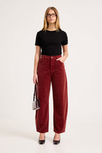 Load image into Gallery viewer, Gigi Barrel Jean - Burnt Sienna Cord
