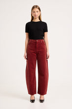 Load image into Gallery viewer, Gigi Barrel Jean - Burnt Sienna Cord
