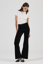 Load image into Gallery viewer, Eastcoast Flare Jean - Black Cord
