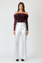 Load image into Gallery viewer, Sailor Wide Leg Jeans Long - Silver Foil
