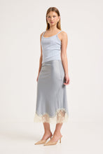 Load image into Gallery viewer, Rue Midi Skirt - Dusty Blue
