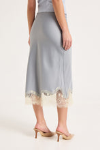 Load image into Gallery viewer, Rue Midi Skirt - Dusty Blue
