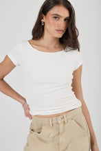 Load image into Gallery viewer, Pointe Rib Baby Tee
