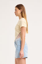 Load image into Gallery viewer, Siren Lace Baby Tee - Halo
