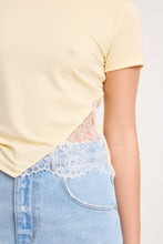 Load image into Gallery viewer, Siren Lace Baby Tee - Halo
