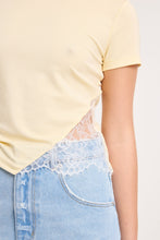 Load image into Gallery viewer, Siren Lace Baby Tee - Halo
