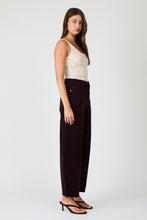 Load image into Gallery viewer, Gigi Barrel Corduroy Pants - Dark Cherry

