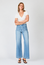 Load image into Gallery viewer, Sailor Wide Leg Cinch Jeans Long - Lennon Blue
