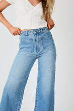 Load image into Gallery viewer, Sailor Wide Leg Cinch Jeans - Lennon Blue
