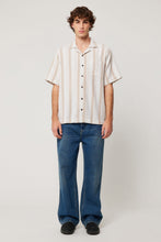 Load image into Gallery viewer, Bowler Weave Stripe Shirt - Natural
