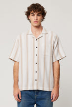 Load image into Gallery viewer, Bowler Weave Stripe Shirt - Natural
