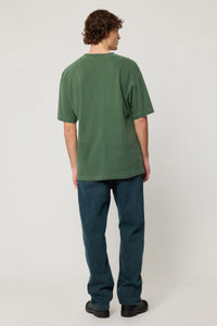 Embroider Pocket Tee - Thyme