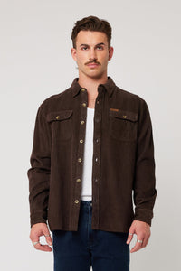 Trailer Chunky Cord Shirt - Brown