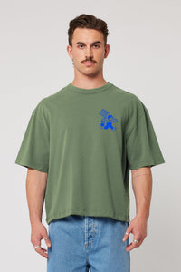 Work It Out Reg Tee - Faded Army