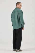 Load image into Gallery viewer, Grid Cord Long Sleeve Shirt - Pine
